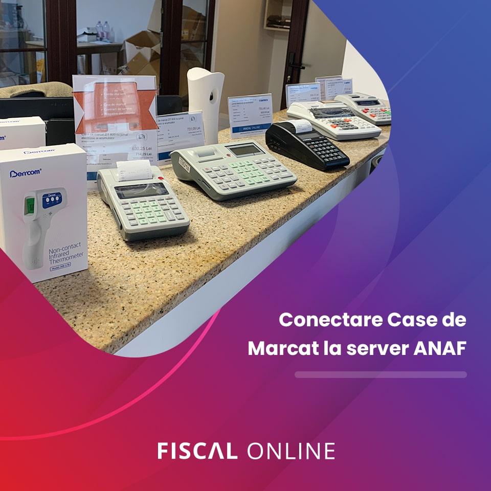 Conectare case electronice server ANAF